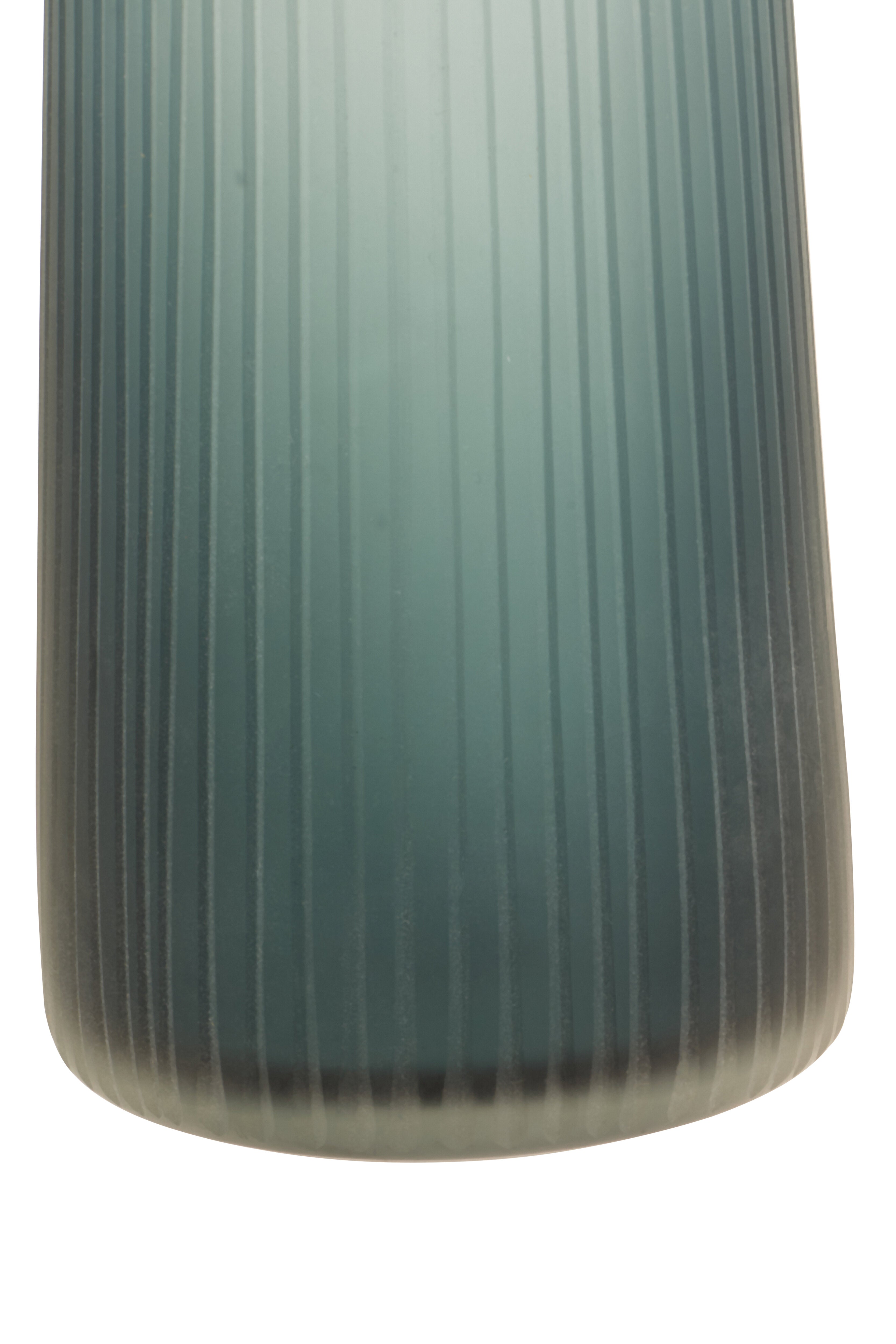 Camilla Frosted Blue Glass Bottle Vase | Large